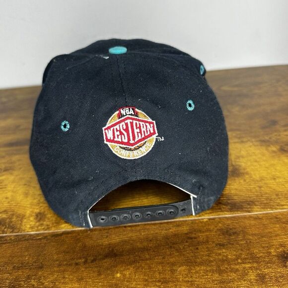 1994 Vancouver Grizzlies New Era Snapback Hat Signed By Bryant Reeves Vintage - Picture 7 of 11